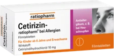 ratiopharm Cetirizin 10 mg Filmtabletten (PZN 2158142)