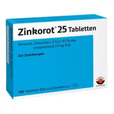 Wörwag Pharma Zinkorot 25 Tabletten (PZN 6890727)