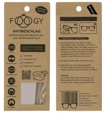 Foogy Microfaser Antibeschlag Brillenputztuch 1St