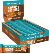 MyProtein Crispy Layered Proteinriegel 12 x 58g (MPCLB) White Chocolate Peanut