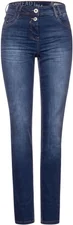Cecil Toronto Slim Fit Jeans (B374829) mid blue wash