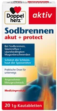 Doppelherz Sodbrennen akut + protect Kautabletten (20 Stk.)