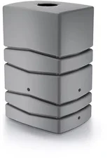 Prosperplast Aqua Tower 450 Liter eckig mit Deckel grau