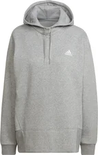 Adidas Women • Sportswear Essentials Studio Fleece Hoodie Medium Grey Heather / White (HA6609)