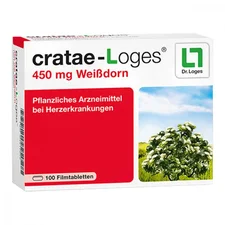 Dr. Loges cratae-Loges 450mg Weißdorn Filmtabletten (100 Stk.)