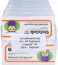 Köhler Unizink 50 Tabletten magensaftresistent (500 Stk.)