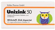 Köhler Unizink 50 Tabletten magensaftresistent (20 Stk.)