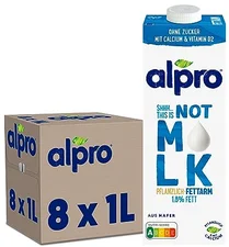 Alpro MLK Drink Hafer 1,8% 8x1L
