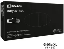 Mercator Medical Nitrylex Black puderfrei Gr. XL (100 Stk.)