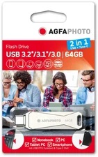 AgfaPhoto Flash Drive 2in1 64GB