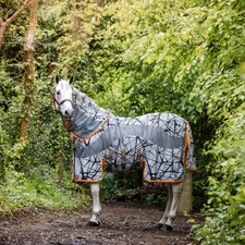 Horseware Amigo CamoFly 130cm grey/orange