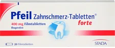 STADA Pfeil Zahnschmerz Filmtabletten Forte (20 Stück)