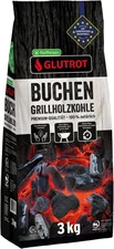 Raiffeisen GLUTROT Buchen-Grillholzkohle 3 kg