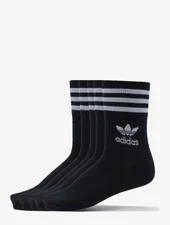 Adidas 5-Pack Mid Cut Crew Socks