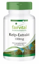 Fairvital Kelp-Extrakt 100mg Tabletten (250 Stk.)