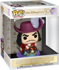 Funko Pop! Rides Walt Disney World 50th - Captain Hook At The Peter Pan's Flight Attraction