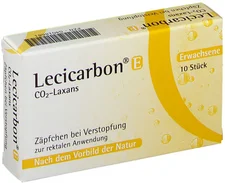 athenstaedt Lecicarbon E Co2 Laxans Erw.-Suppos. (10 Stück)