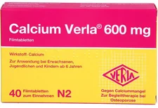 Verla-Pharm Calcium 600 mg Filmtabletten (40 Stk.)