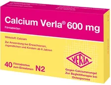 Verla-Pharm Calcium 600 mg Filmtabletten (40 Stk.)