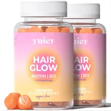 yuicy Hair Vitamin Biotin B12 Gummies (120 Stk.)