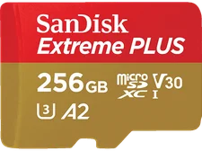 SanDisk Extreme PLUS A2 microSDXC 256GB (SDSQXBD-256G-GF6CA)