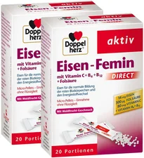 Doppelherz aktiv Eisen-Femin Direct (2 x 20 Stk.)