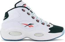 Reebok Question Mid cloud white/forest green/orange flare