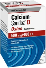 Hexal Calcium Sandoz D Osteo 500mg/400 I.E. Kautabletten