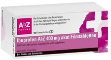 AbZ Ibuprofen 400 mg akut Filmtabletten (50 Stk.)