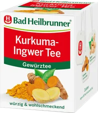 Bad Heilbrunner Kurkuma-Ingwer Tee Filterbeutel (8x1,0g)