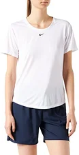 Nike Women Trainingsshirt Dri-FIT One Standard Fit SS Top DD0638-100 White/Black
