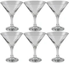 Pasabahce 6er Set Martinigläser 44410 Cocktailglas klar 13,5 cm Cocktailgläser