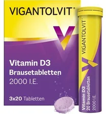 Merck Vigantolvit 2000 I.E. Vitamin D3 Brausetabletten (60 Stk.)