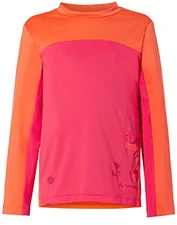 Vaude Kids Solaro LS T-Shirt II bright pink/orange