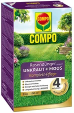 Compo Rasendünger gegen Unkraut + Moos Komplett-Pflege
