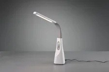 Trio LED Schreibtischlampe Touch Dimmer Bürolampe Tageslicht mit USB & Ventilator