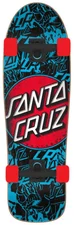 Santa Cruz Bicycles Contra Distress Shaped Cruzer 9.7\" Complete black / blue Gr. Uni"
