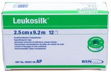 BSN medical Leukosilk Anstaltspackungen ohne Schutzring 9,2 m x 1,25 cm (24 Stk.)