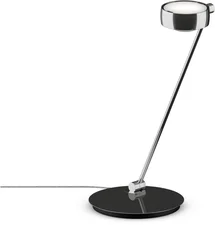 Occhio Sento LED Tavolo Tischleuchte silber, zylinderförmig, 18 Watt, Metall chrom glanz (6T140LC52CC) (093) 60 cm