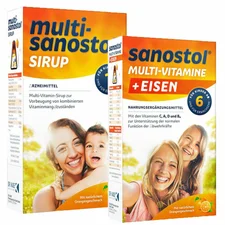 Sanostol Multi Sanostol Sirup + Eisen Saft Kombipackung