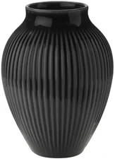 Knabstrup Keramik Vase geriffelt 12,5cm