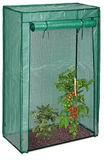 Relaxdays Tomatengewächshaus für Garten und Balkon PE 150 x 100 x 50 cm