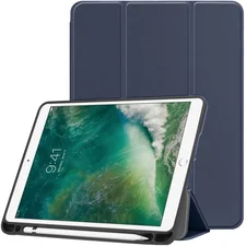 iMoshion iPad Air 2, iPad Air (2013), iPad (2018), iPad (2017) Kunstleder Klapphülle Dunkelblau (SH00007408)