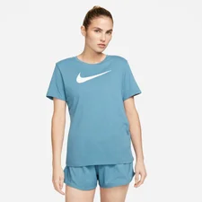 Nike DF SWOOSH Functional Shirt Women (FD2884) noise aqua/white