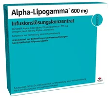 Wörwag Alpha Lipogamma 600 Inf.Lsg.Konzentrat (5 x 24 ml)