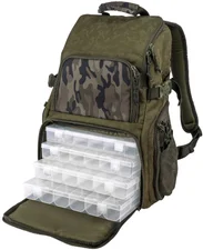 Spro Double Camouflage Rucksack inkl. Boxen