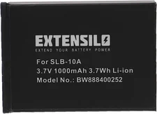 EXTENSILO Akku kompatibel mit Samsung M310W, NV9, PL50, PL51, PL55, P1000, P800, PL57 Kamera (1000mAh, 3,7V, Li-Ion)