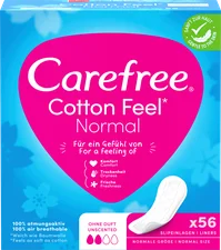 Carefree Cotton Feel Normal Slipeinlagen