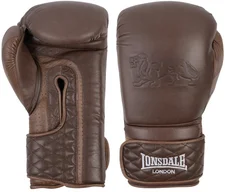 Lonsdale Vintage Spar Gloves Leather Boxing Gloves Braun 10 Oz