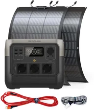 EcoFlow RIVER 2 Pro Set inkl. 2x Solarpanel 100W Flexibel